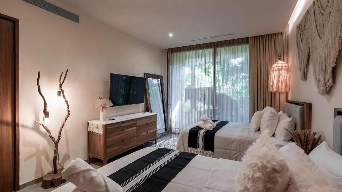 Boho-Luxe 2Br Garden&Plunge Pool Lejlighed Tulum
