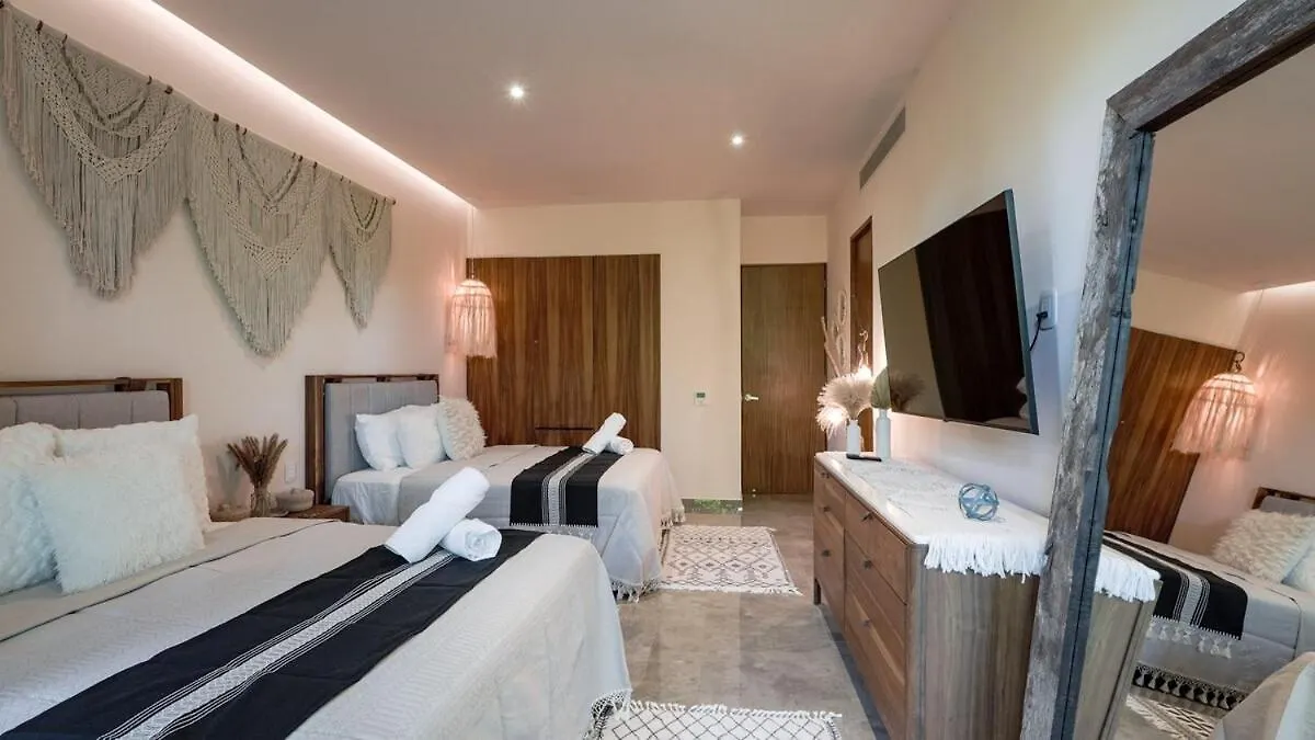Boho-Luxe 2Br Garden&Plunge Pool Lejlighed Tulum