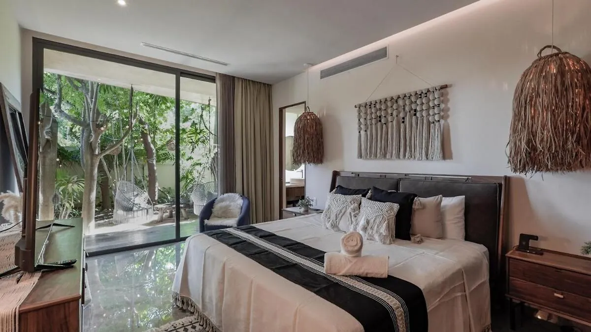 Boho-Luxe 2Br Garden&Plunge Pool Lejlighed Tulum