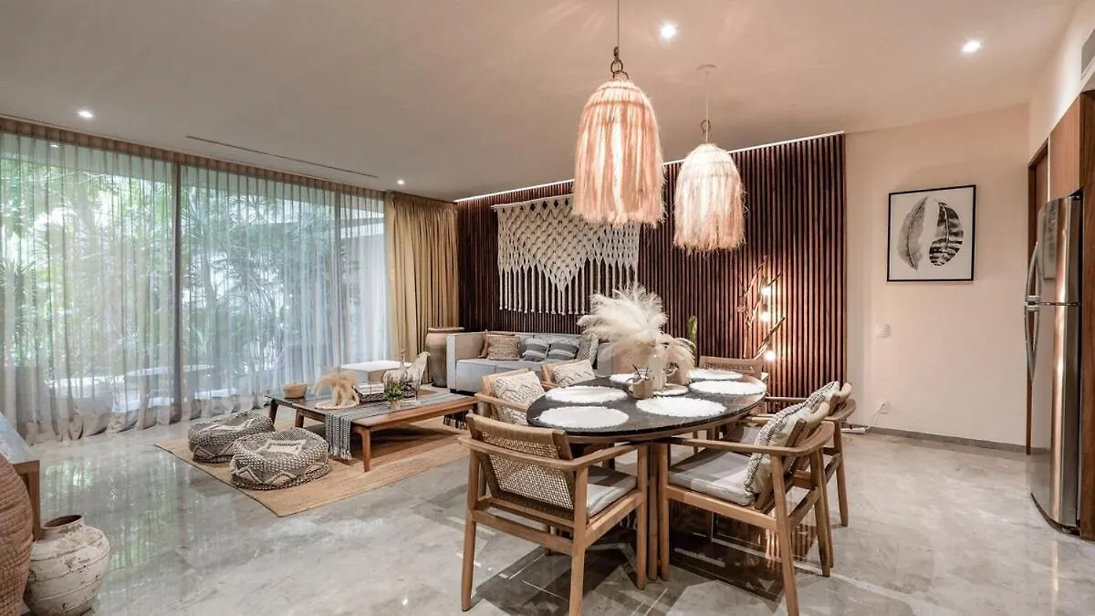 Boho-Luxe 2Br Garden&Plunge Pool Lejlighed Tulum